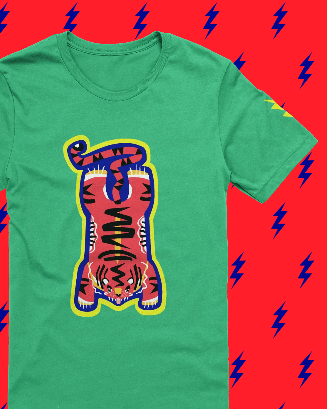 Red & Yellow Tiger - T-Shirt product image (1)