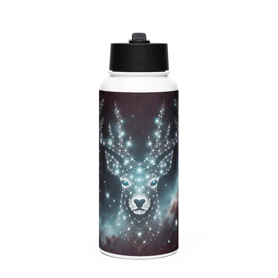 Starlit Reindeer Metal Bottle - Winter 2024 product image (1)