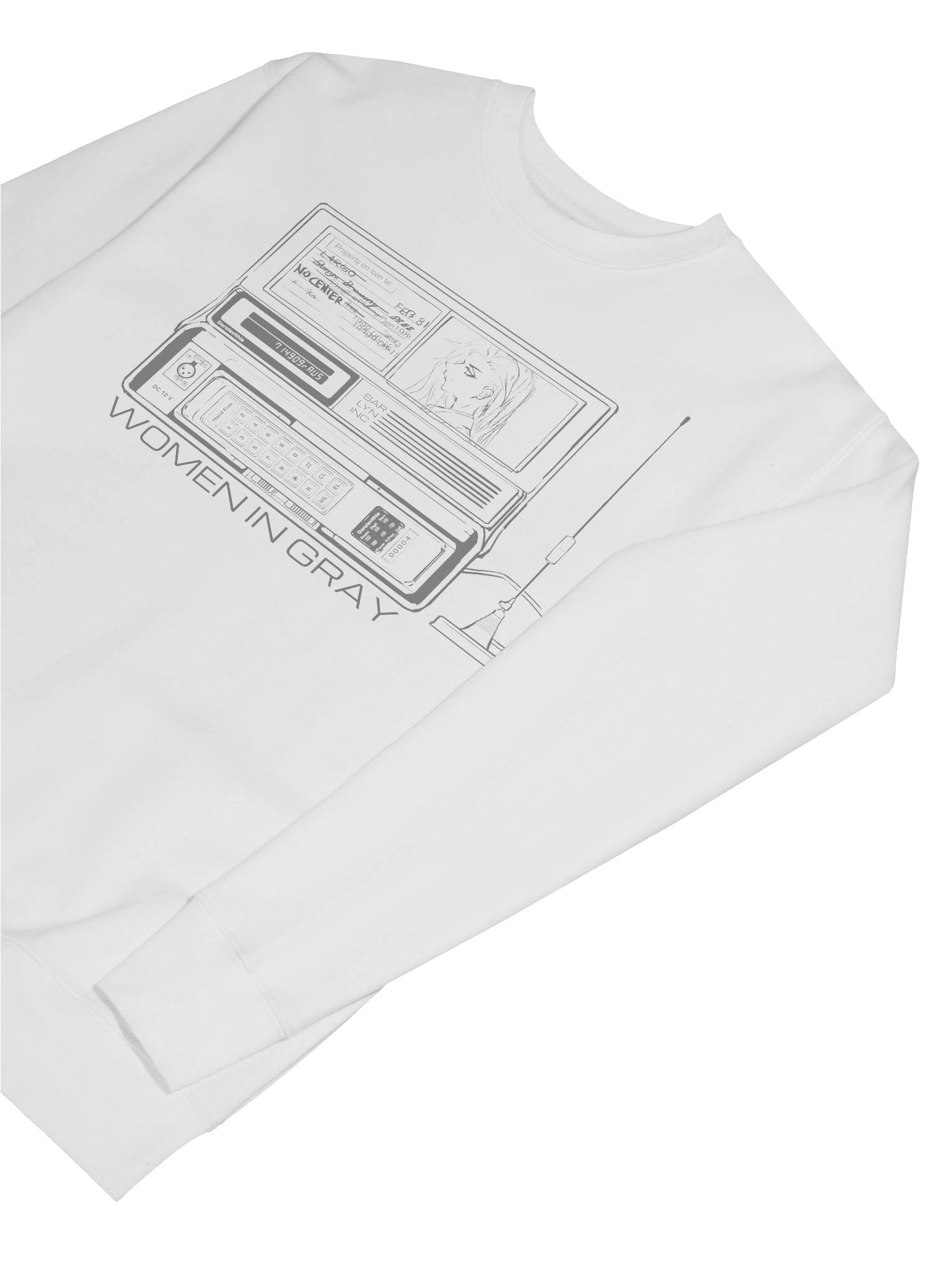 Women in Gray - Mobile Phone Long Tee (gray) product image (37)