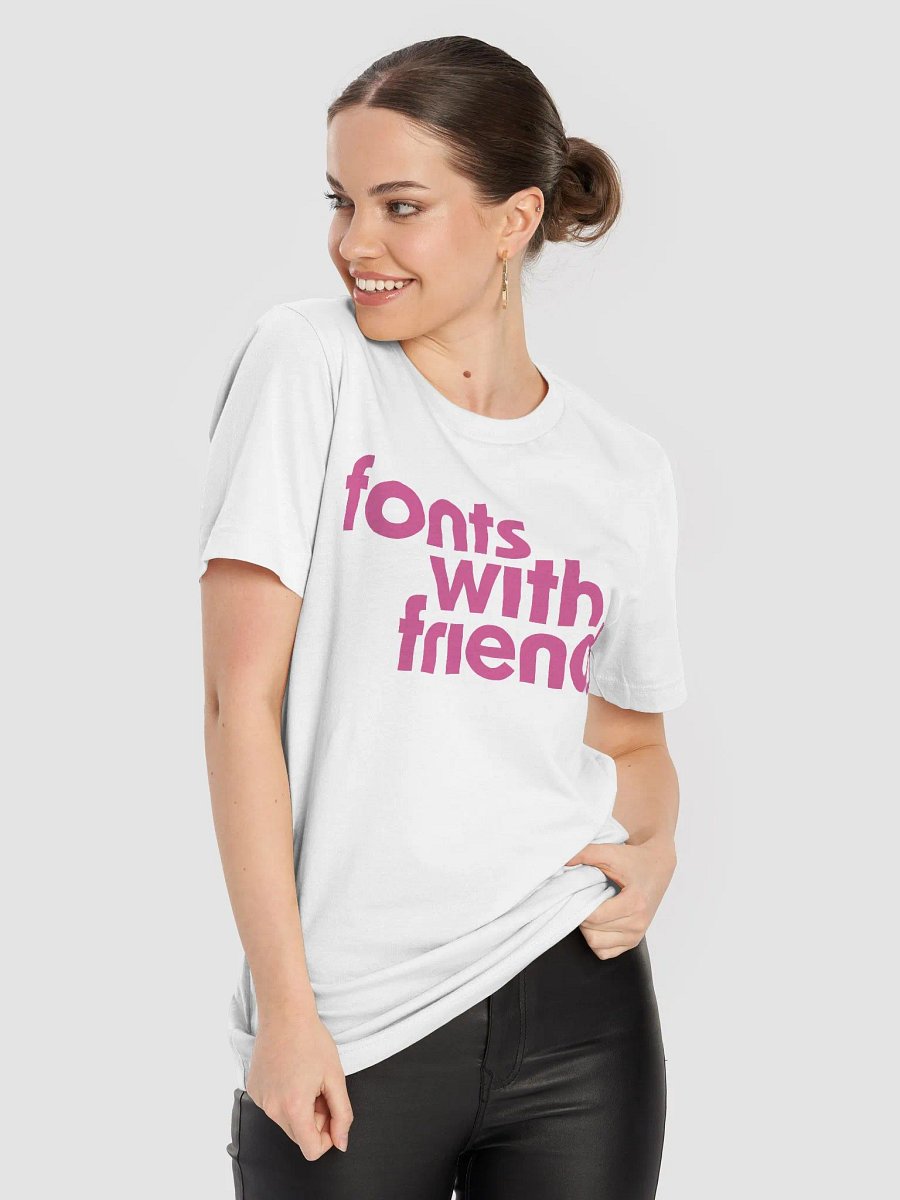 Fonts with Friends White Graphic Tee product image (8)