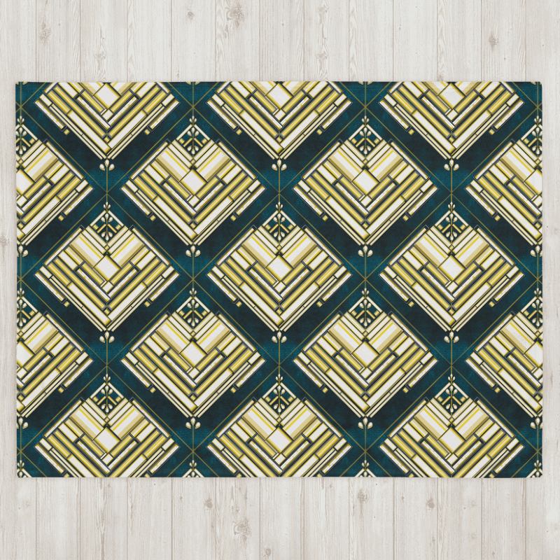 Gilded Glamour Flapper's Delight Throw Blanket | by Monique Faella Designs™ product image (4)