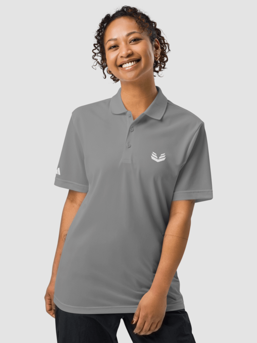 Valkence x adidas Sport Polo Shirt - Grey Three product image (1)