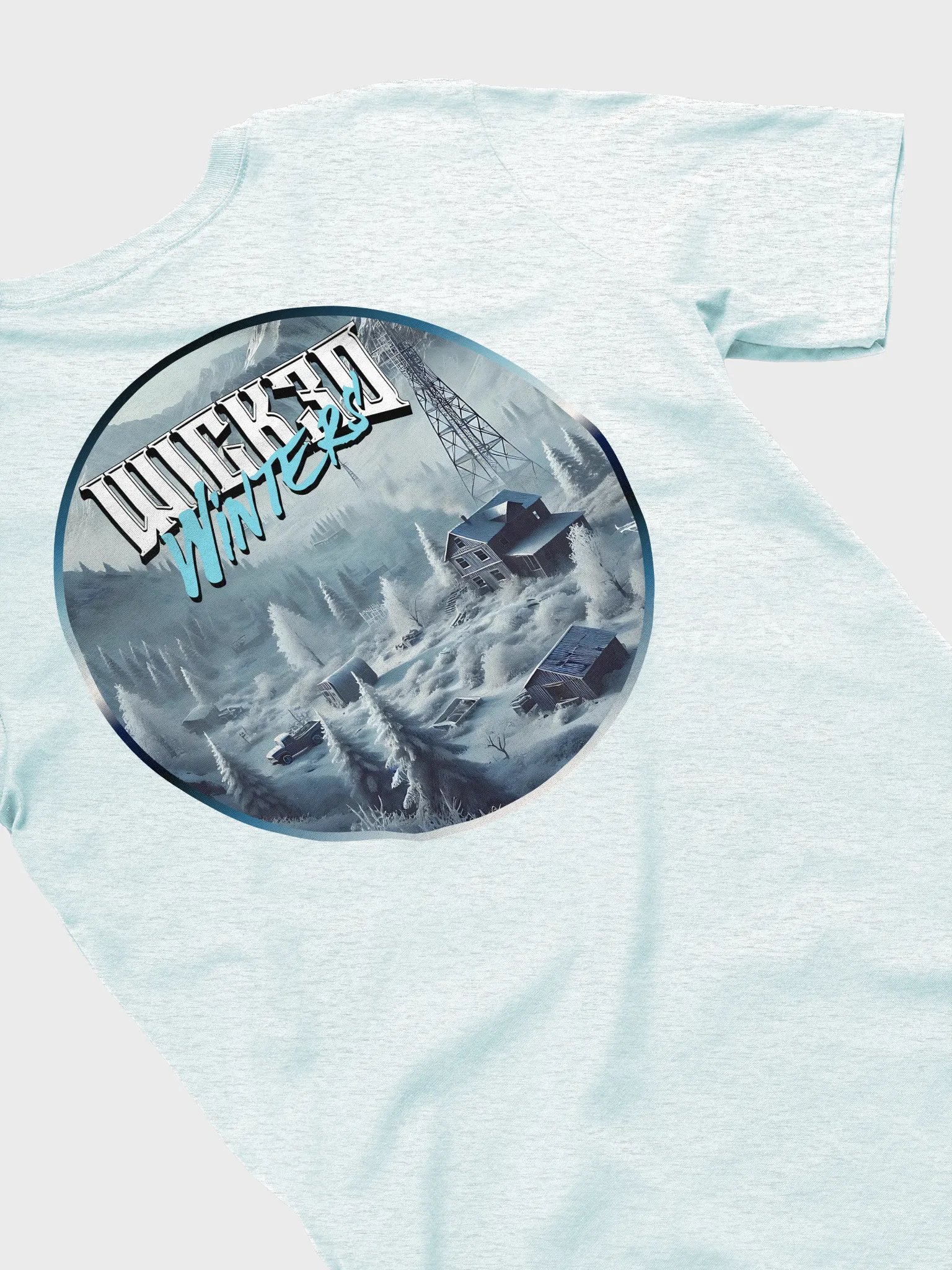 WICKED Winters Snowy Village T-Shirt product image (4)