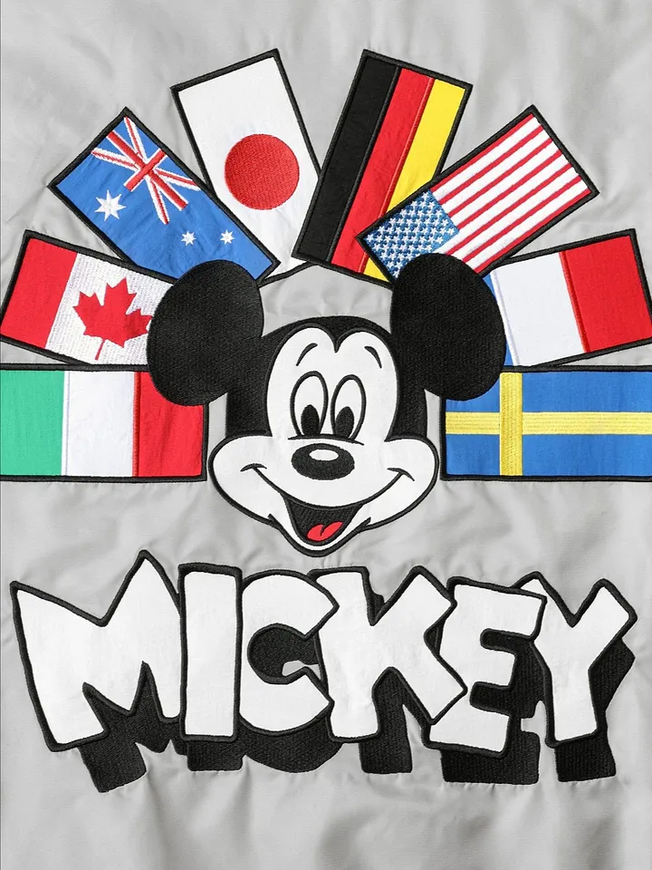 Grey Nylon Bomber Jacket product image (2)