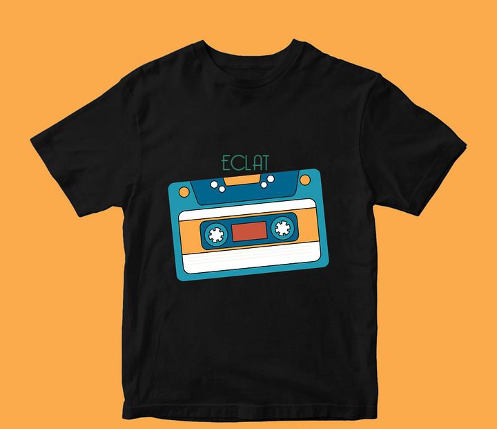 Éclat Vintage Cassette T-Shirt product image (1)