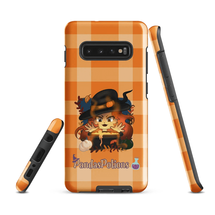 Pumpkin Witch Panda Samsung Case product image (1)