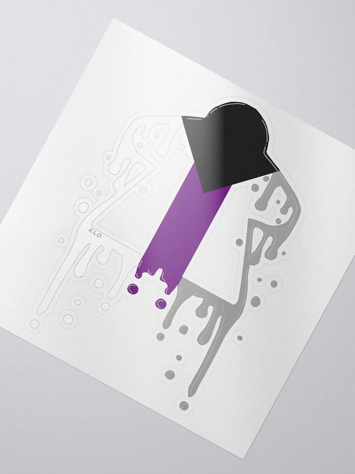 Drippy Demi Pride Meeple Sticker product image (2)
