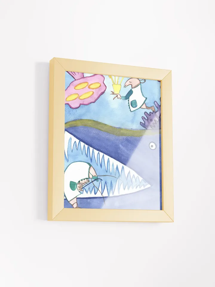 Shrimp Dentist Framed Print product image (19)