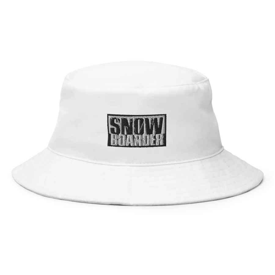 Snowboarder Logo | Bucket Hat (White) product image (1)