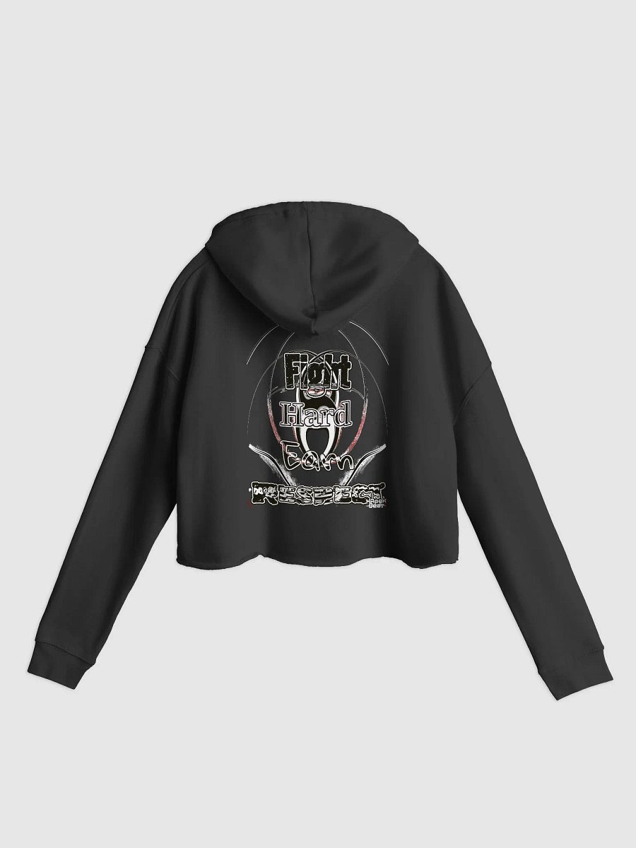Fight Hard Earn Respect - Women’s Lightweight Cropped Hoodie product image (4)
