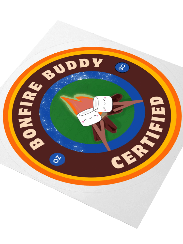 Bonfire Buddy Certified Badge Stickers product image (2)