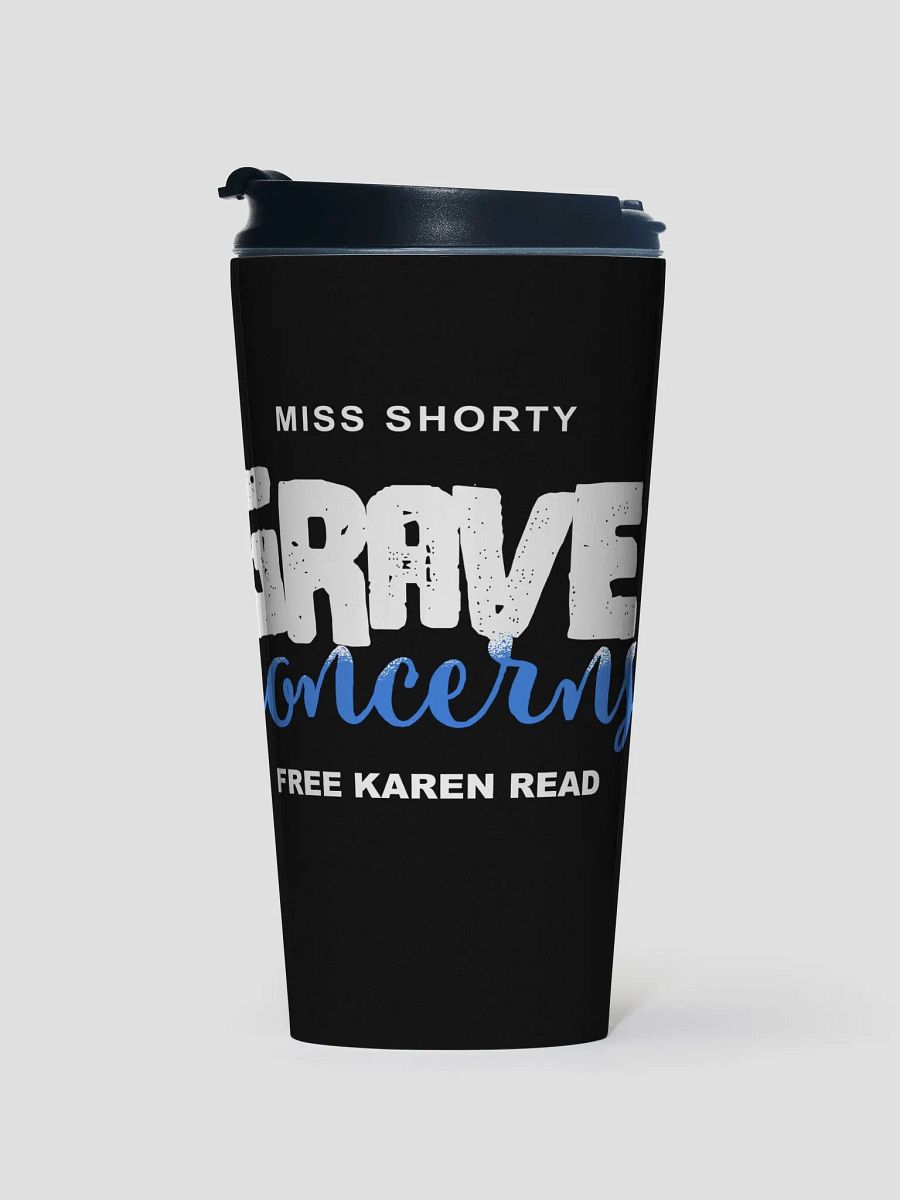 Oh Judge Bev .. She has Grave Concerns Travel Tumbler product image (1)