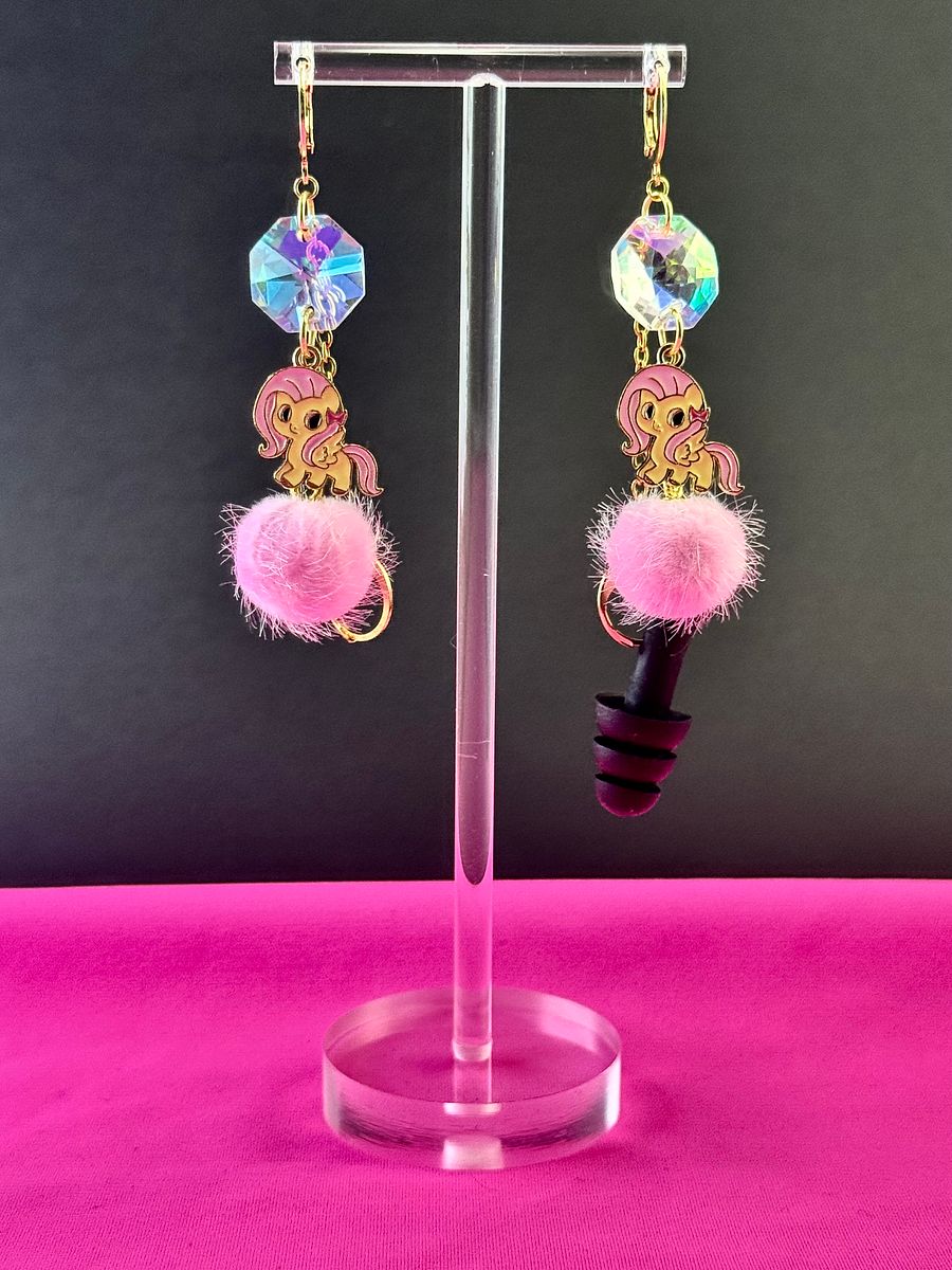 Pony Puff Dreams Bass Busterz Earplug Earrings product image (1)