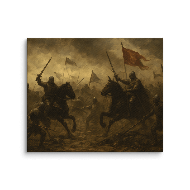 Canvas Print - Medieval Knight Battle 'King's Stand' product image (1)