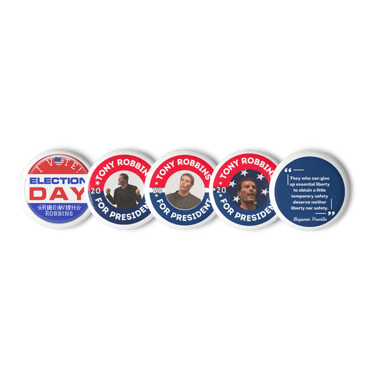 Rise with Robbins Patriotic Button Set product image (3)
