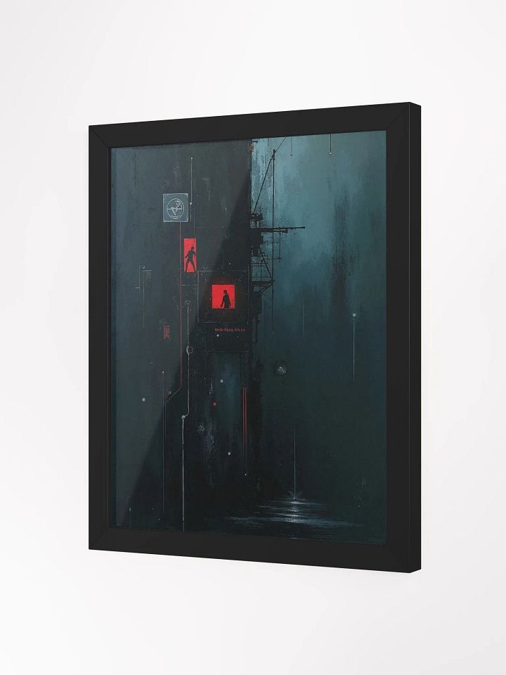 Cyberpunk Illumination Framed Print product image (8)