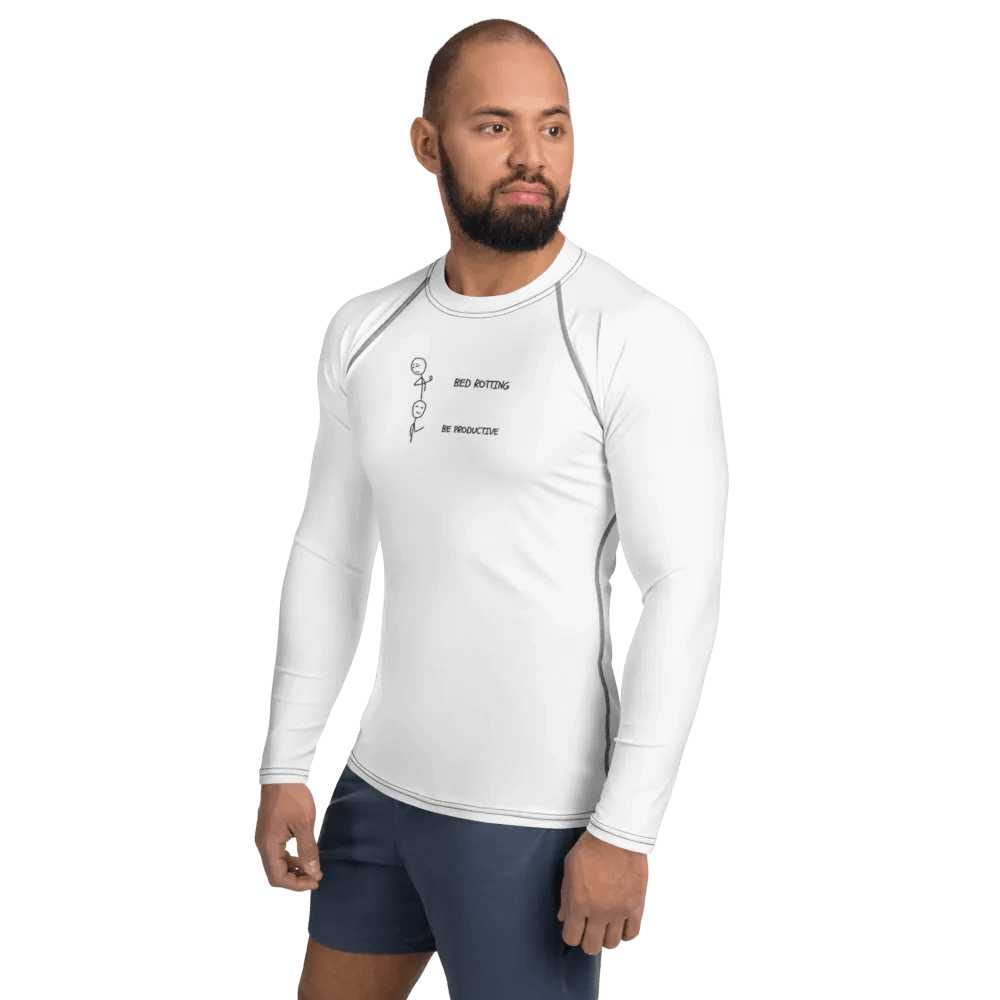 Bed Rotten vs Be Productive Rash Guard product image (3)