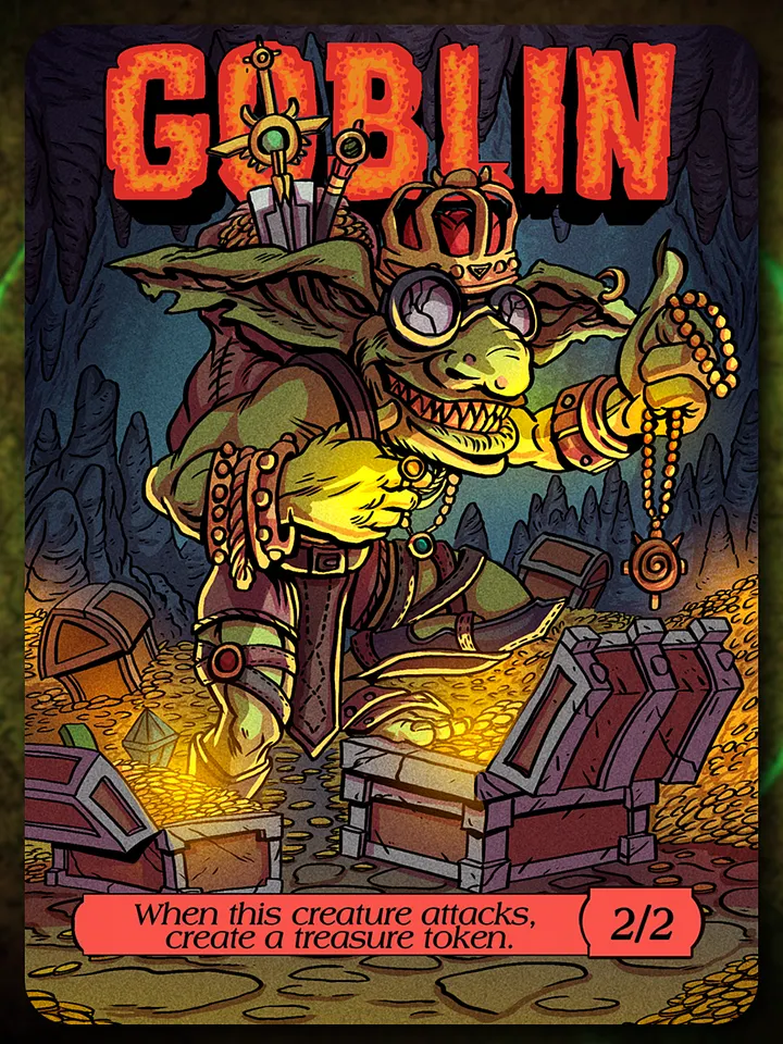 Goblin Shaman 2/2 Full Art Token product image (1)