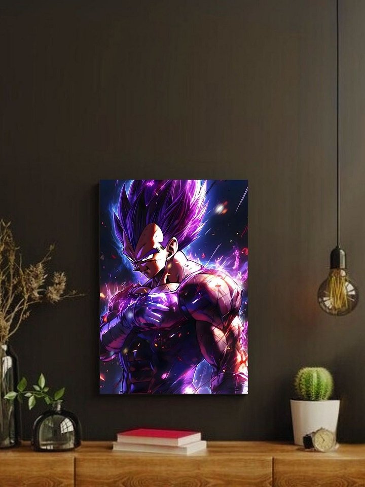 Dragon Ball Z – Vegeta Midnight Surge – 8x10 Metal Print product image (2)