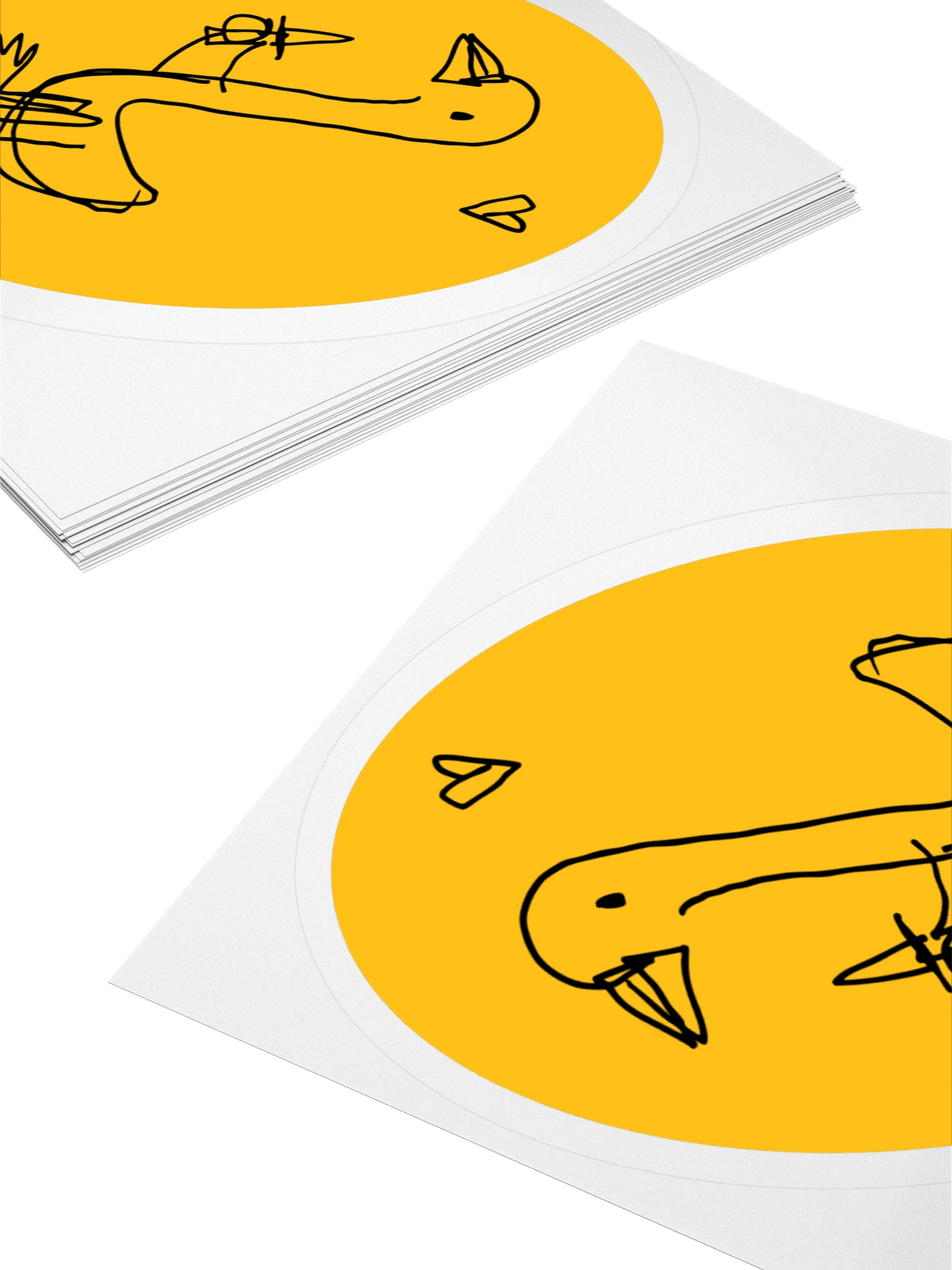 Murder Goose Sticker - Yellow product image (4)