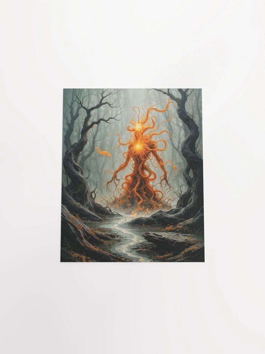 Fiery Forest Vines Poster product image (29)