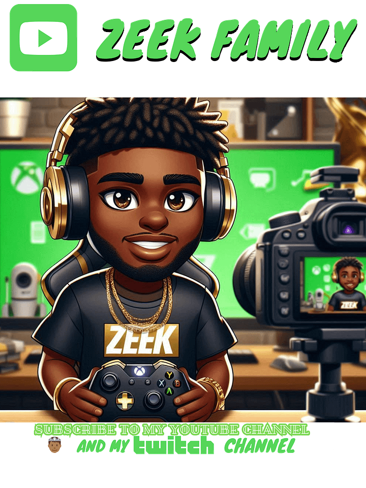 Zeekfamily gaming tee product image (1)