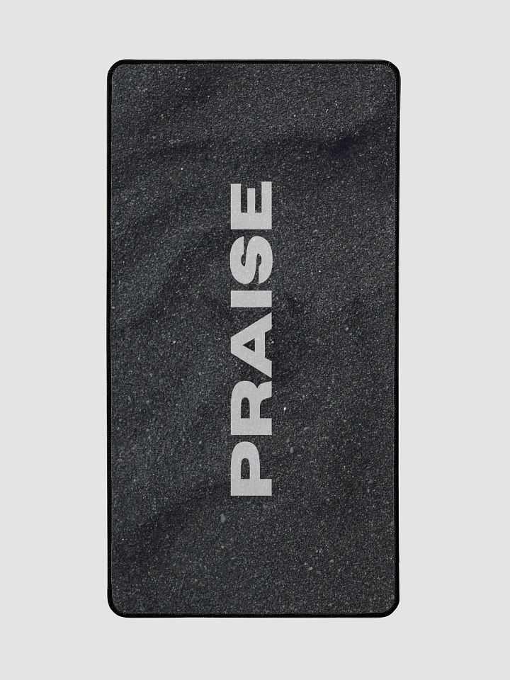 Large Praise mousepad (black) product image (2)