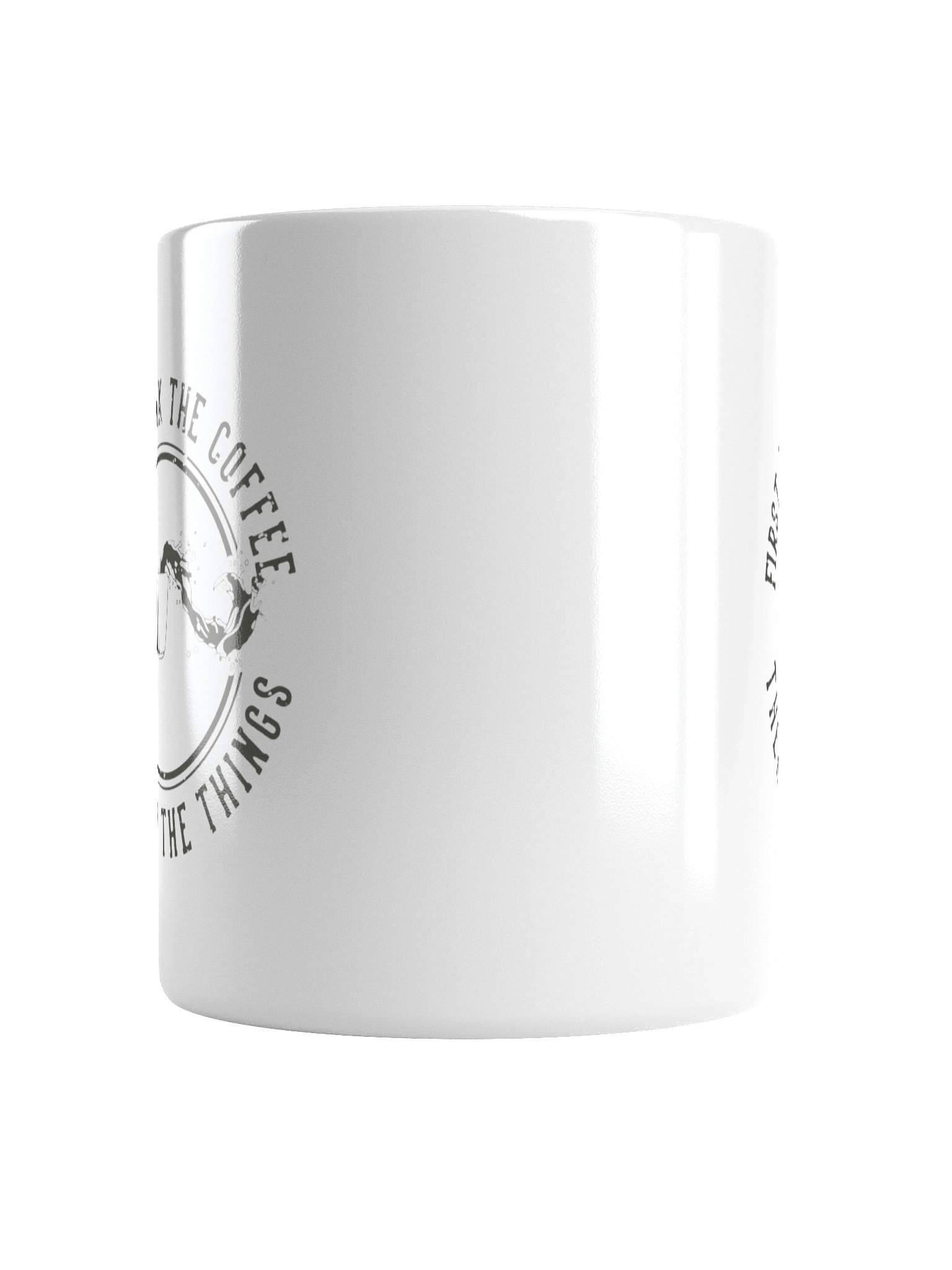 Coffee Lover's Circle White Glossy Mug product image (6)