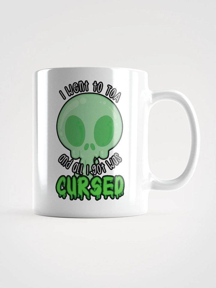 All I Got Was Cursed - Monk - White Glossy Mug product image (1)