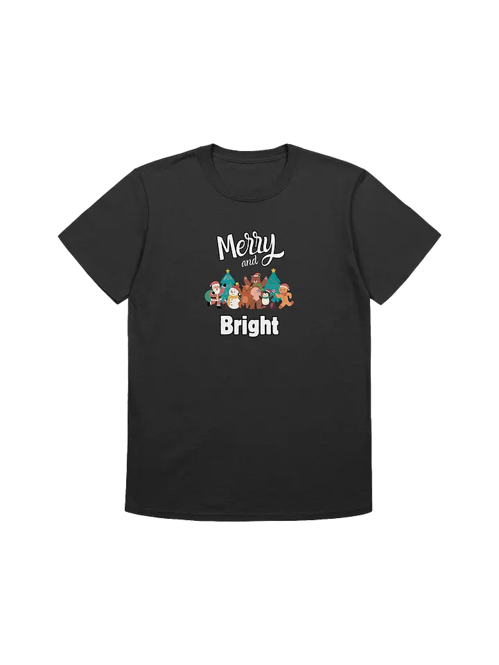 Santa, Snowman and Gingerbread Man Unisex Christmas T-Shirt product image (2)