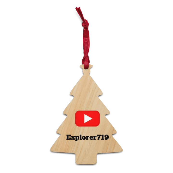 Explorer719 Custom Wooden Ornament product image (1)