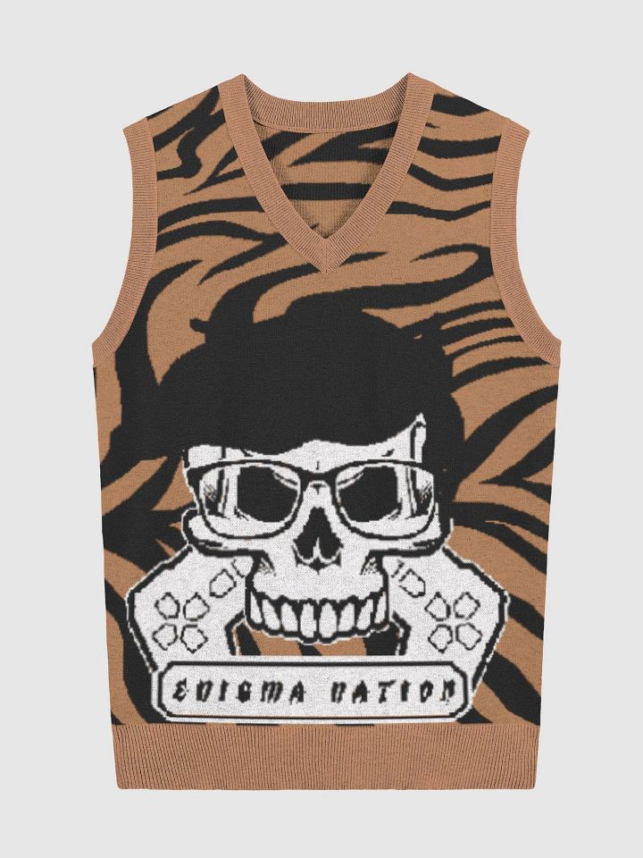 Enigma Nation Knitted V-Neck Vest 2 product image (1)
