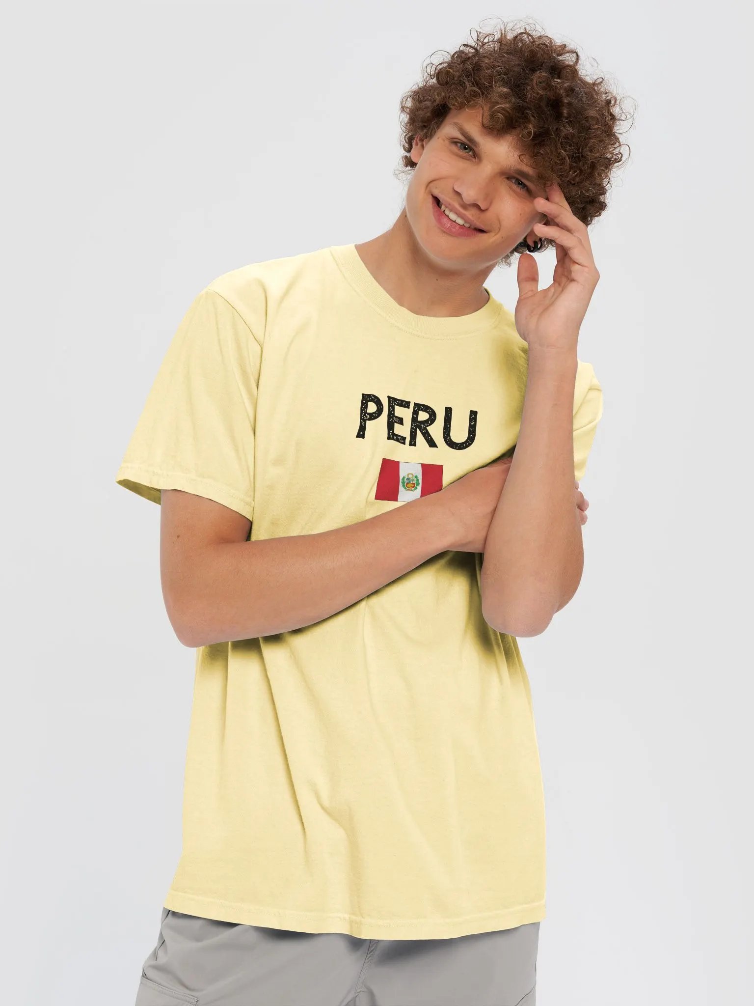 Peruvian Heritage Flag T-Shirt product image (1)