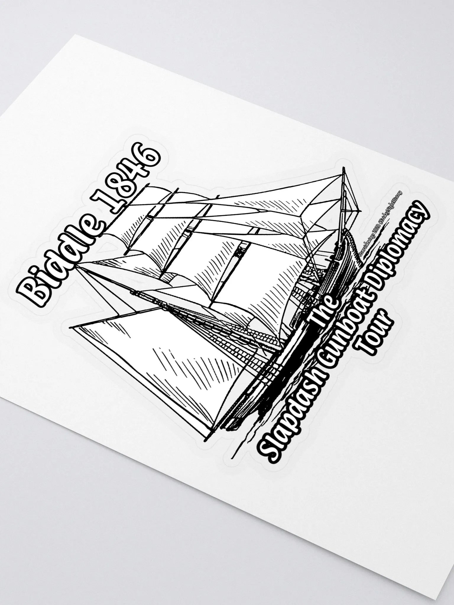 Biddle 1846 (Sticker) product image (3)