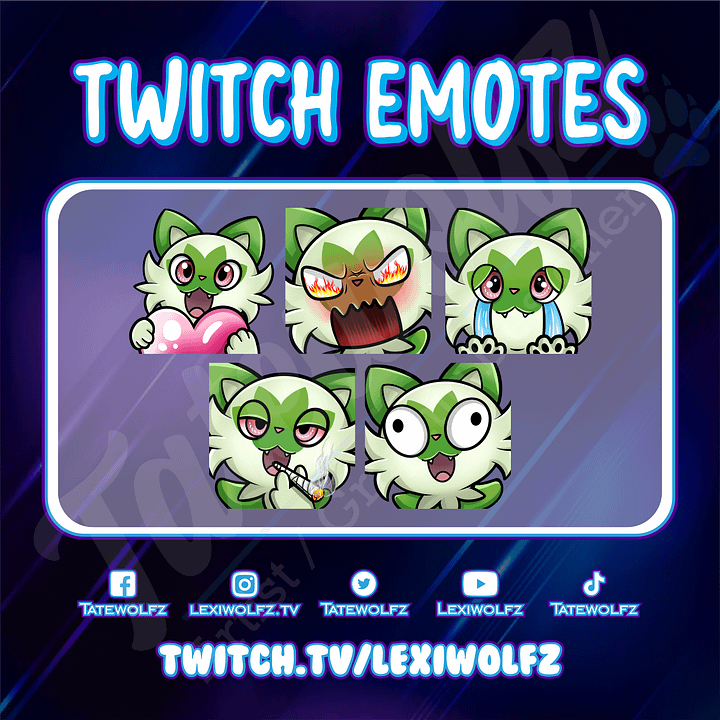Twitch Emotes: Pokemon Sprigatito product image (1)
