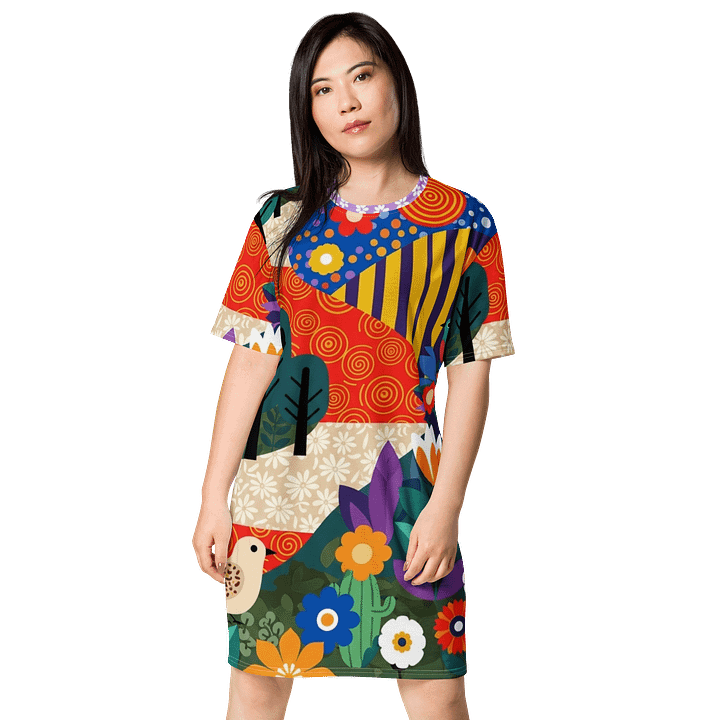 Whimsical Wonderland All-Over T-Shirt Dress product image (1)