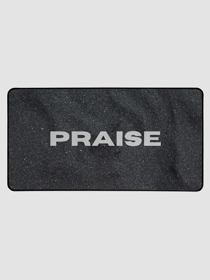Large Praise mousepad (black) product image (1)