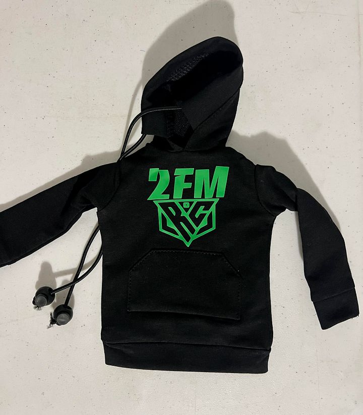 Black w/Green Logo 2FM Hoodie for Losi Promoto MX product image (1)