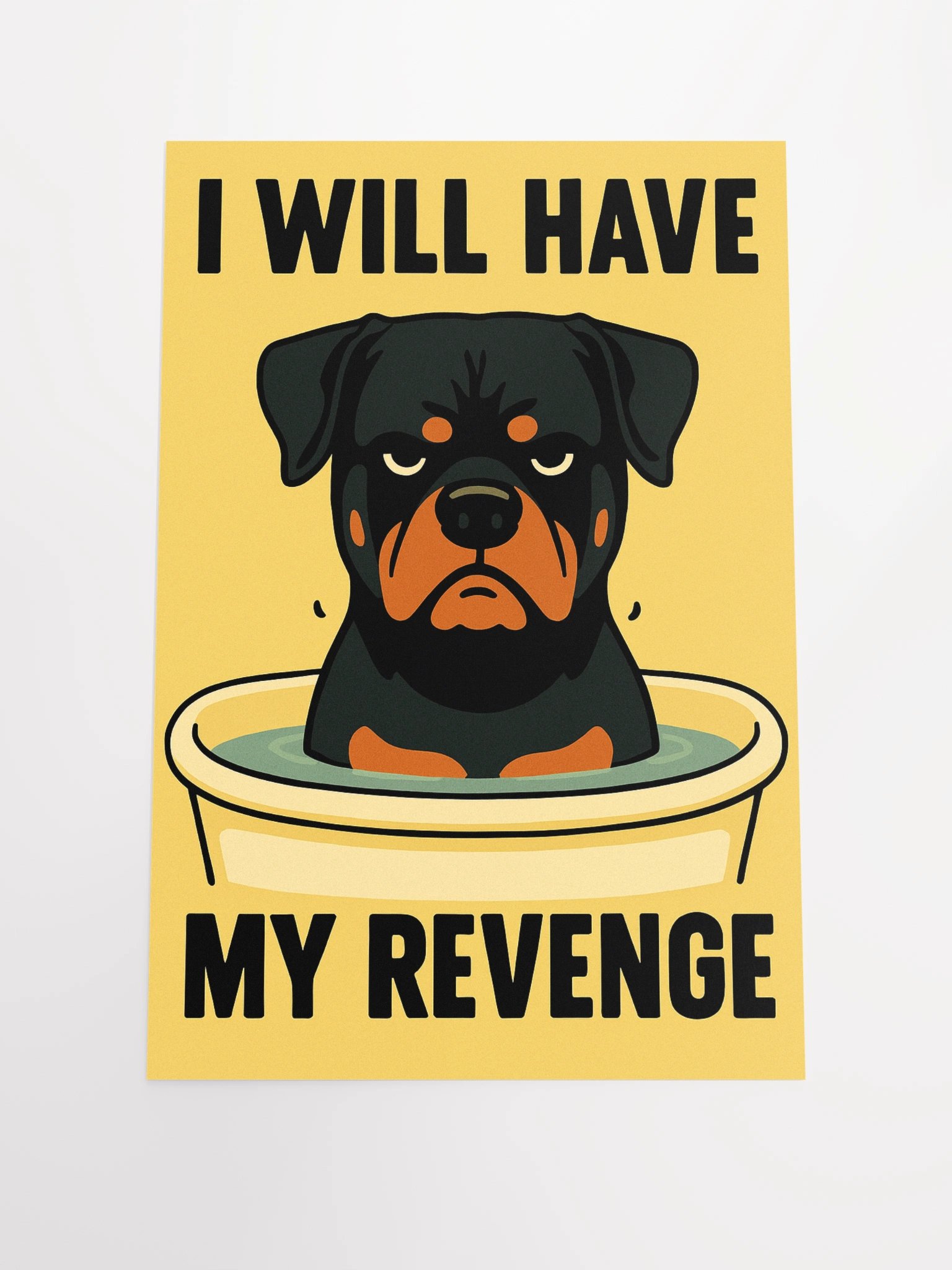 Rottweiler Bath Poster product image (3)