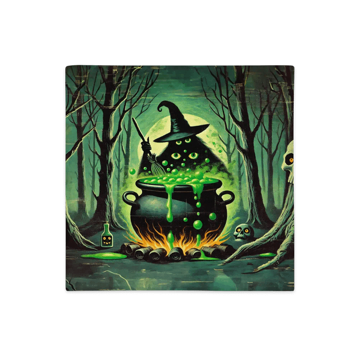Cauldron Monster Premium Pillow Case product image (1)
