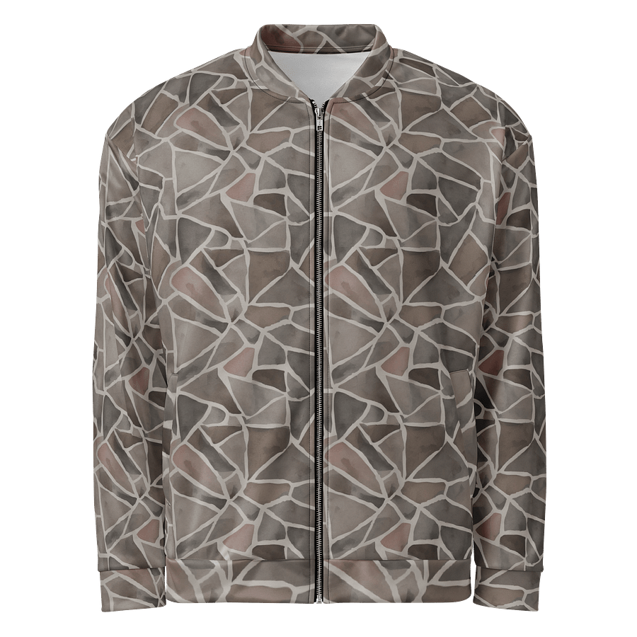 Rock Pattern Bomber Jacket product image (1)