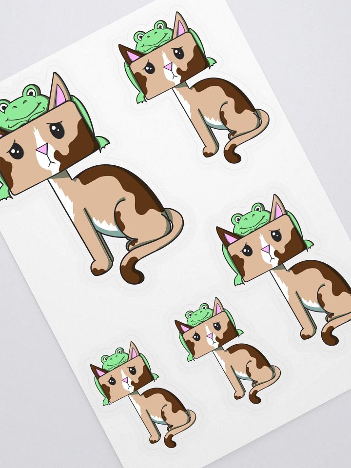 Cat 'n' Frog Stickers product image (1)