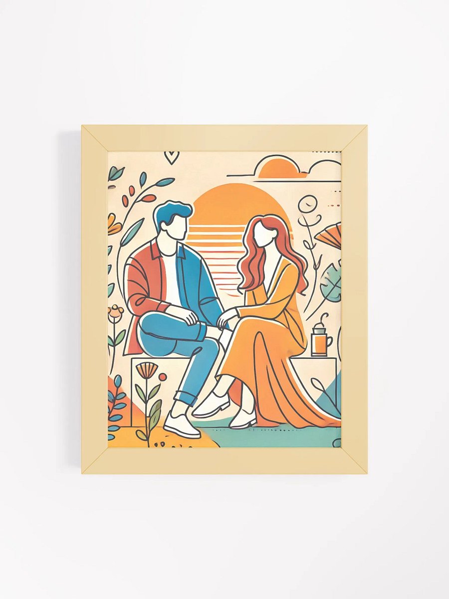 Love Art Frame | Couple Painting | Couple Frame | Painting #A14 product image (4)