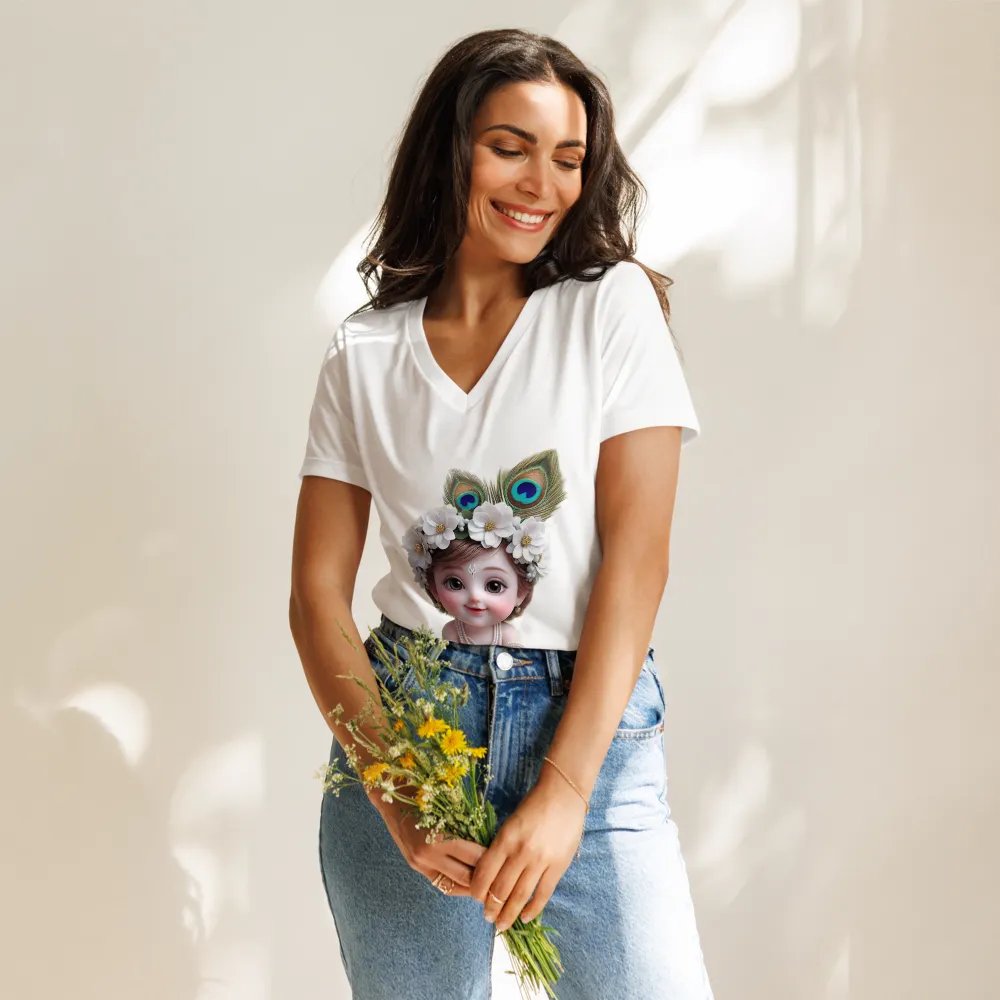 Bella+Canvas Women's Relaxed V-Neck T-Shirt product image (11)