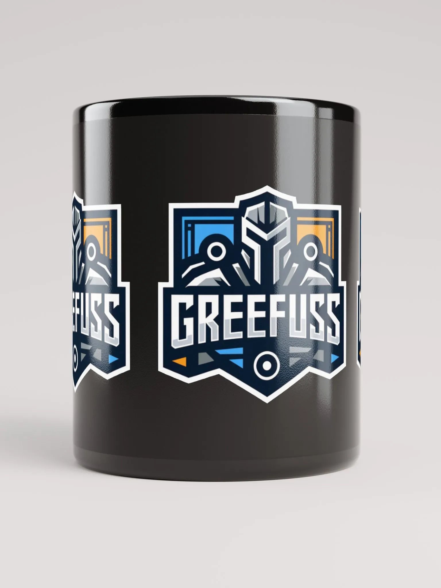 Industrial GREEFUSS KNIGHT Black Glossy Mug product image (5)