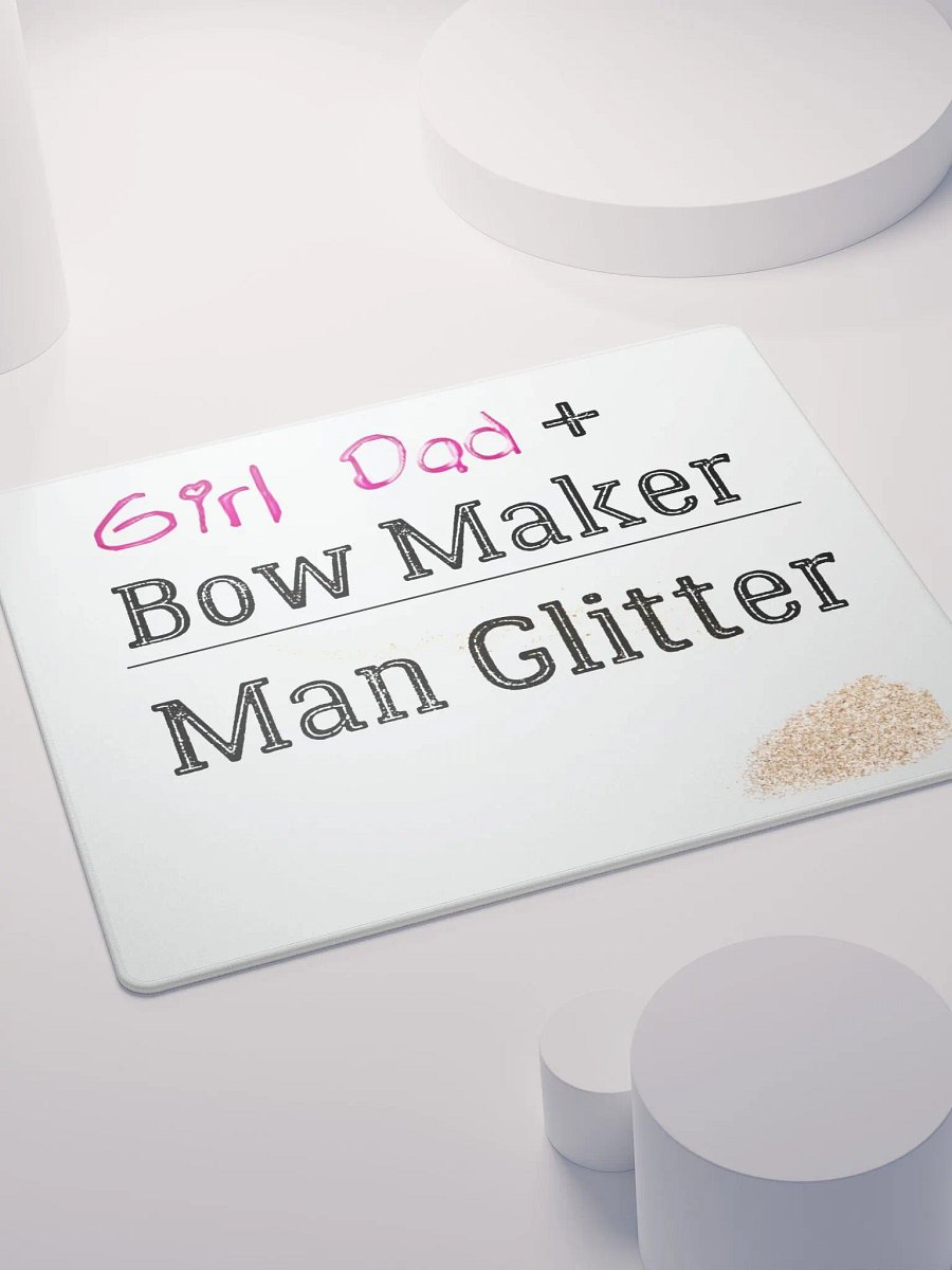 Man Glitter 1 Mouse Pad product image (4)