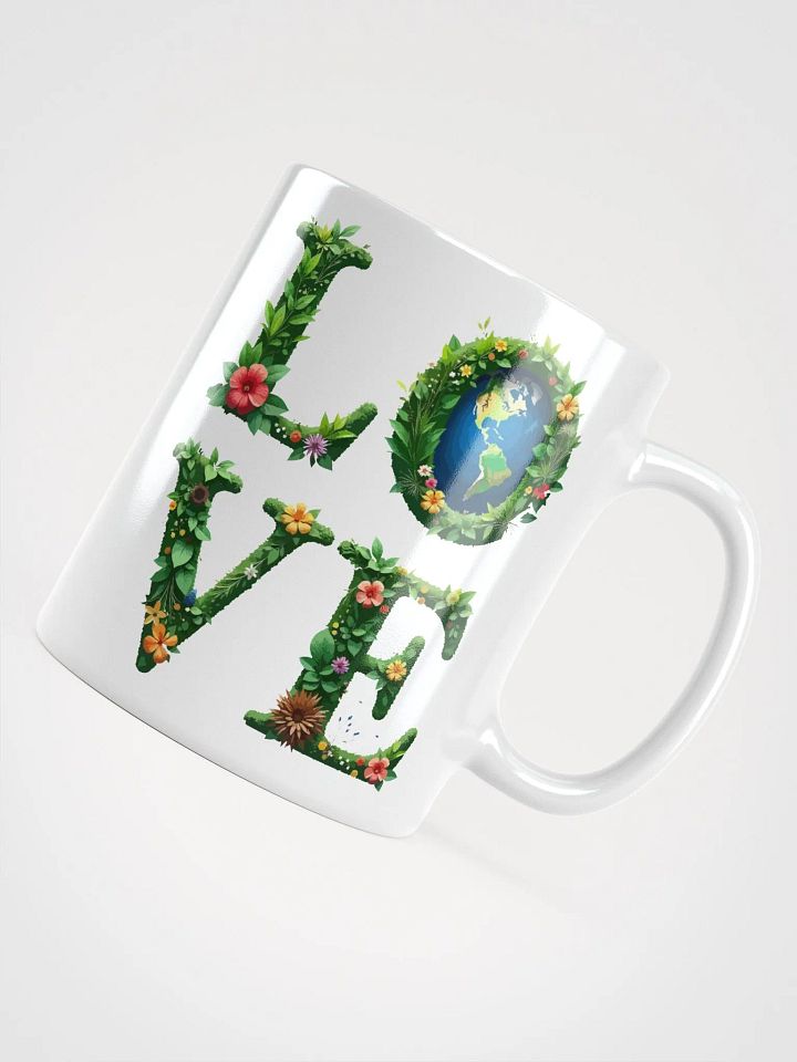 Love & Nature White Glossy Mug product image (2)