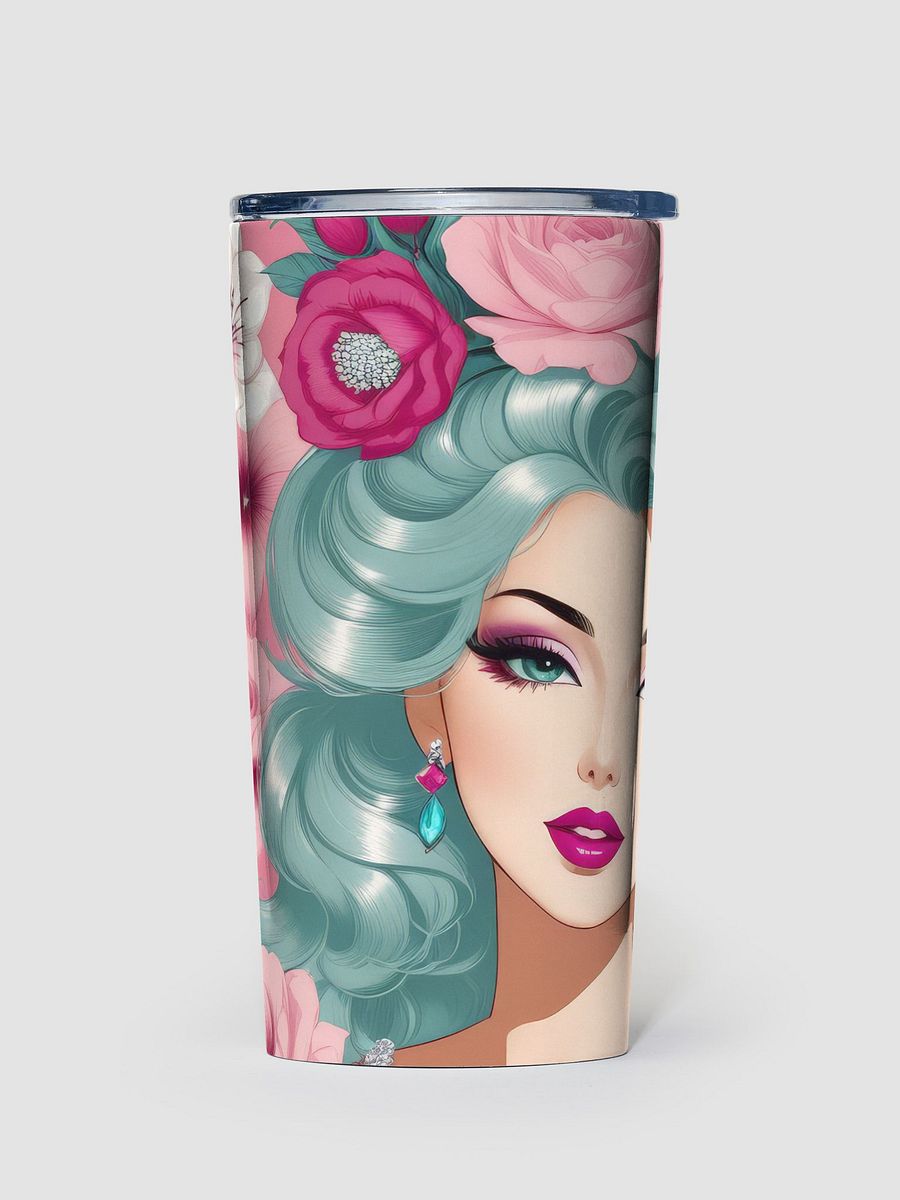 Retro 60's Glamour Girl 20 oz Stainless Steel Tumbler product image (1)