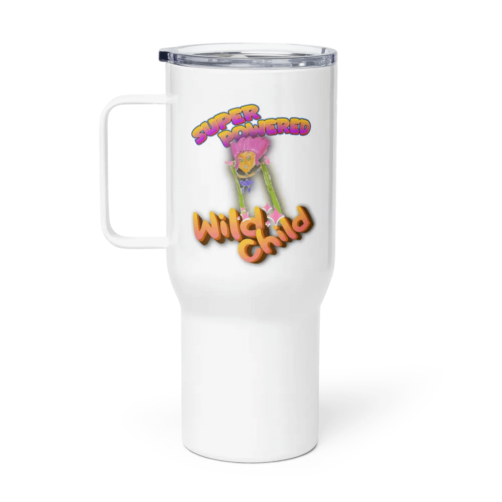 Super Powered Wild Child Stainless Steel Travel Mug product image (1)