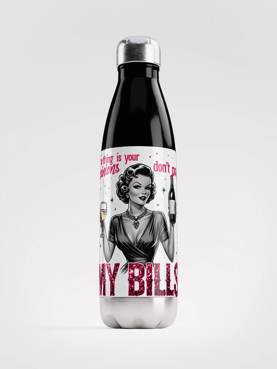 Vintage babe with wit Stainless Steel Water Bottle product image (1)